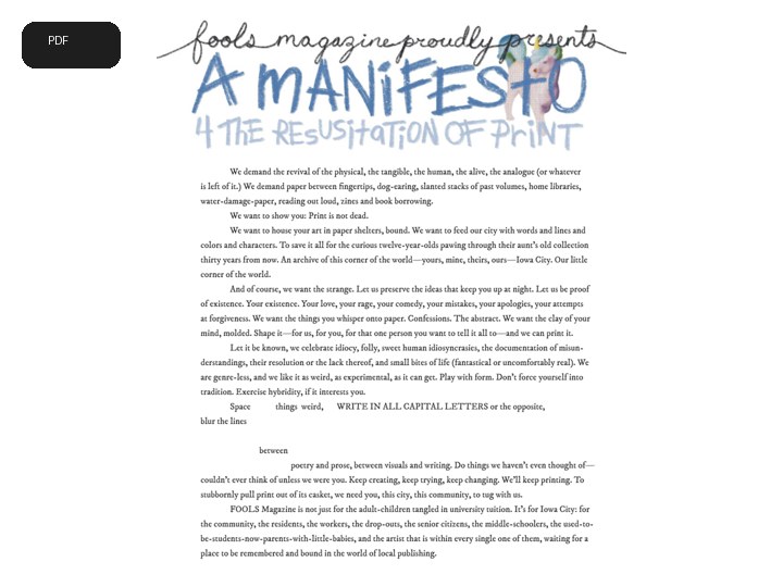 FOOLS Magazine Vol. 16 Selected Highlights preview