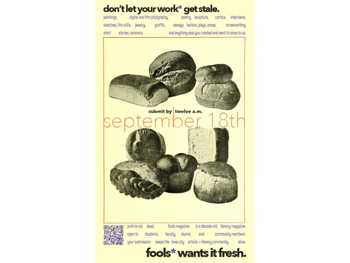 Poster for FOOLS Magazine: Don't Let Your Work Get Stale preview